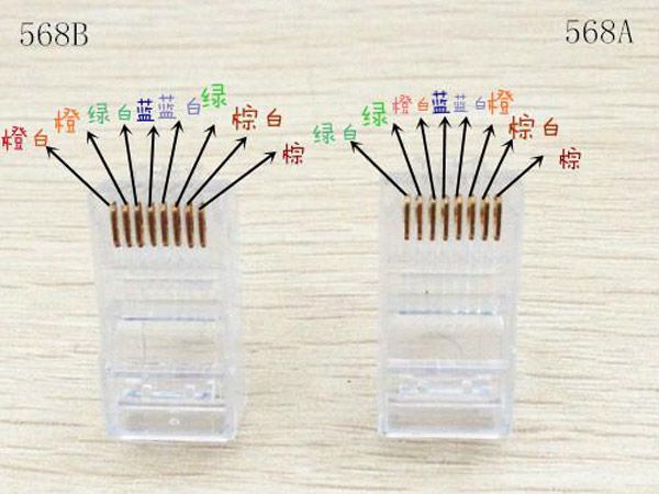 网线水晶头接线顺序与网线传输距离详解